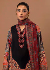 Mahay By Sana Safinaz Embroidered Slub 2 Piece Unstitched Suit H243-019A-2BQ